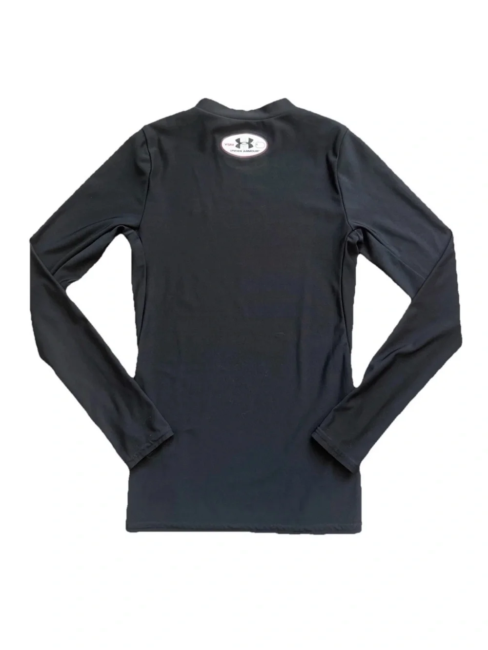 Under Armour HeatGear Kids’ YSM Black Long-Sleeve Athletic Base Layer Top VGUC